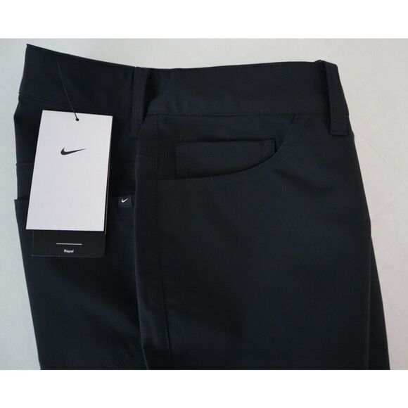 Nike Tour Repel DX6086-010 Women's Sz 0 Black Slim-Fit Golf Pants - Picture 8 of 12